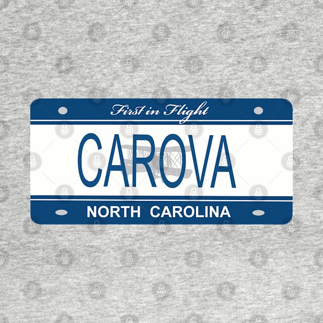 Carova NC Lic Plate by Trent Tides